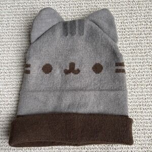 Pusheen Cat Ears Beanie with 3D Ears Pre-owned Acrylic hat cap